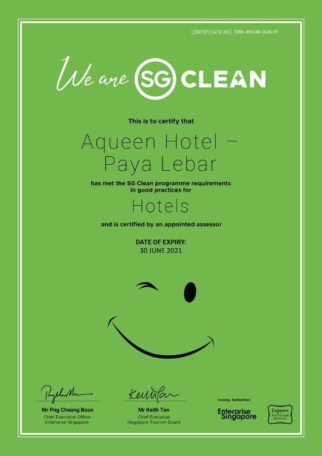 Aqueen Hotel Paya Lebar Szingapúr Kültér fotó